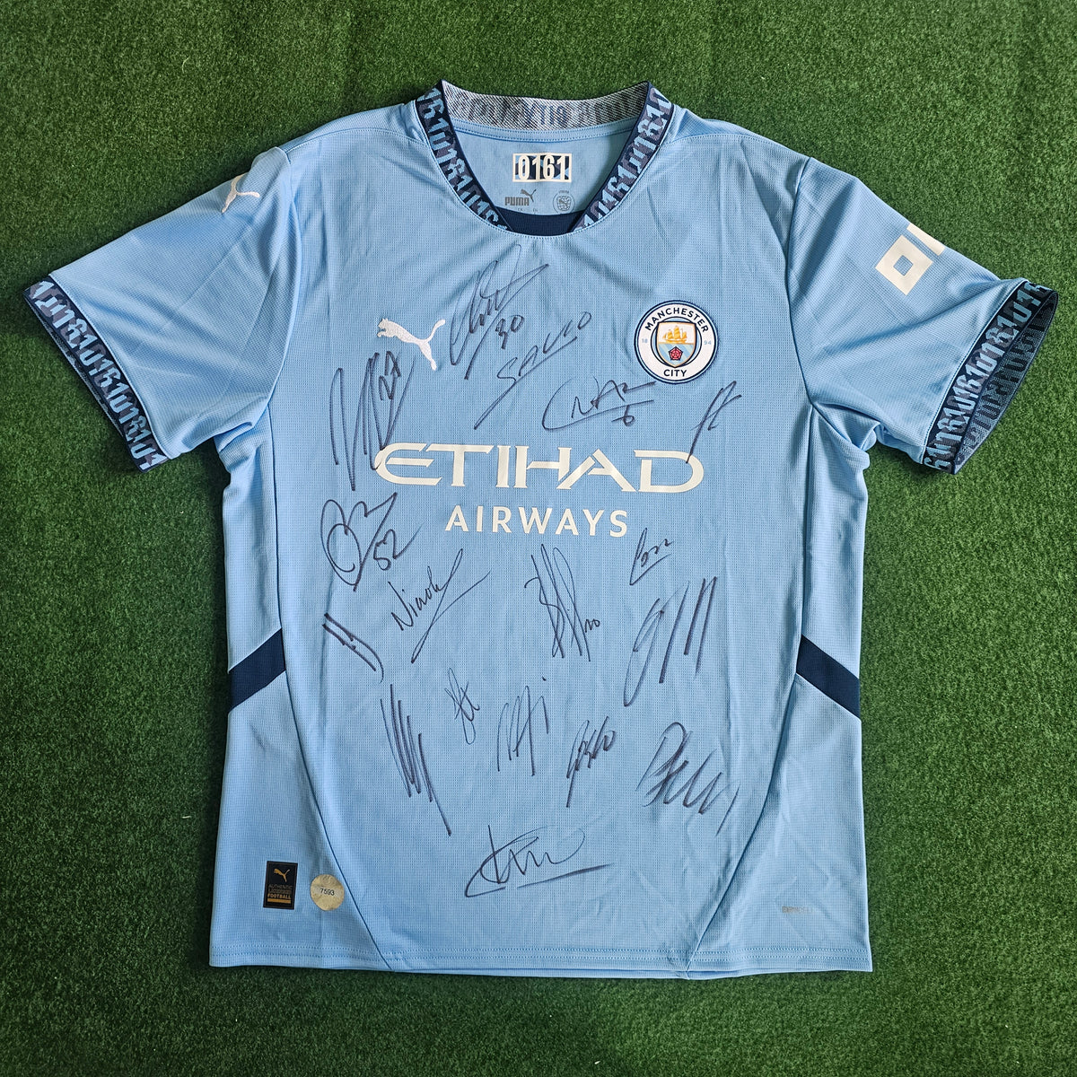 Man City Squad Signed 24/25 Home Shirt | Club COA