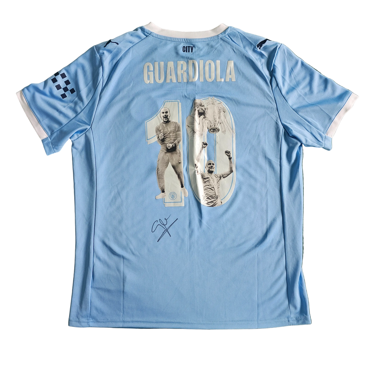 Pep Guardiola Signed 25/26 10 Years Shirt | Club COA