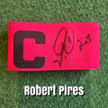 Robert Pires Signed Red Captain's Armband