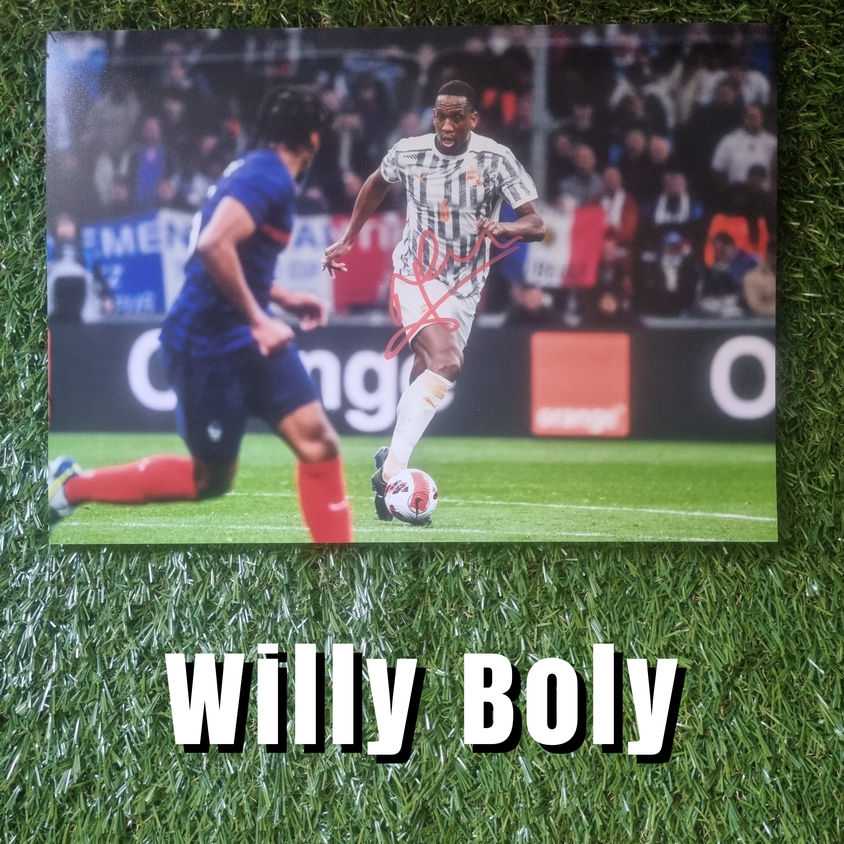 Willy Boly Signed A4 Côte d'Ivoire Photo - Image 1