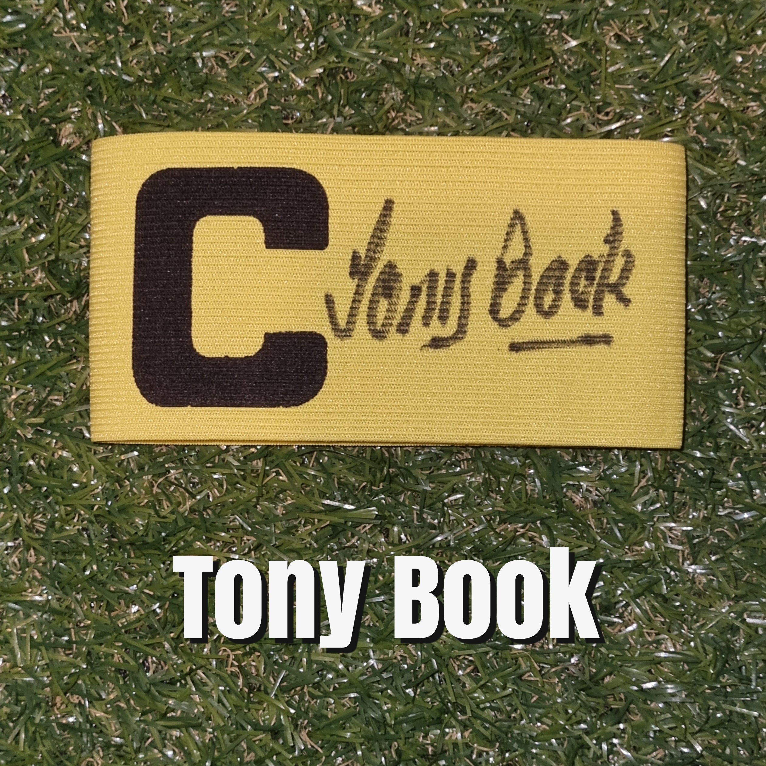 Tony Book Signed Yellow Captain's Armband