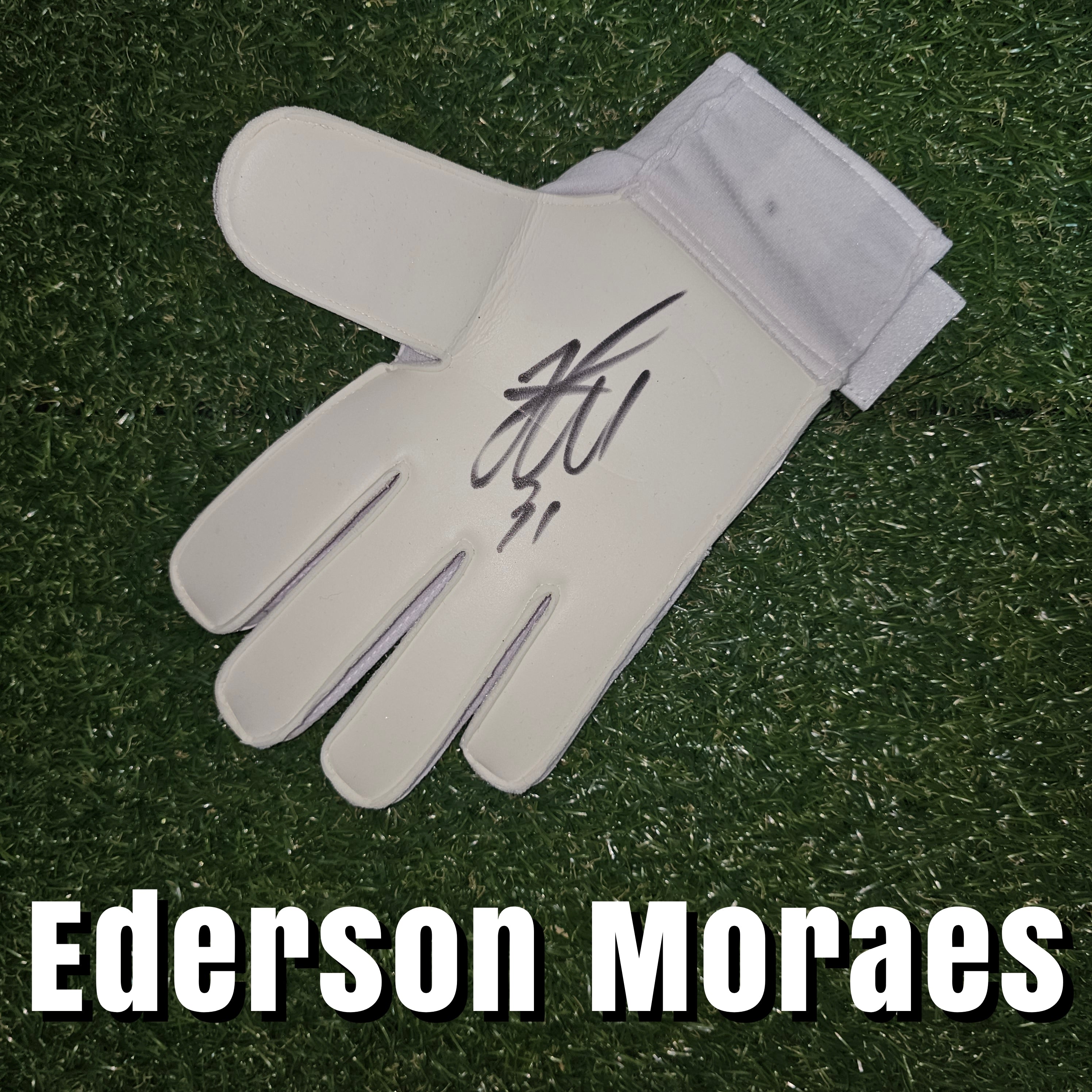 Ederson Moraes Signed Goalkeeper Glove - Right Glove