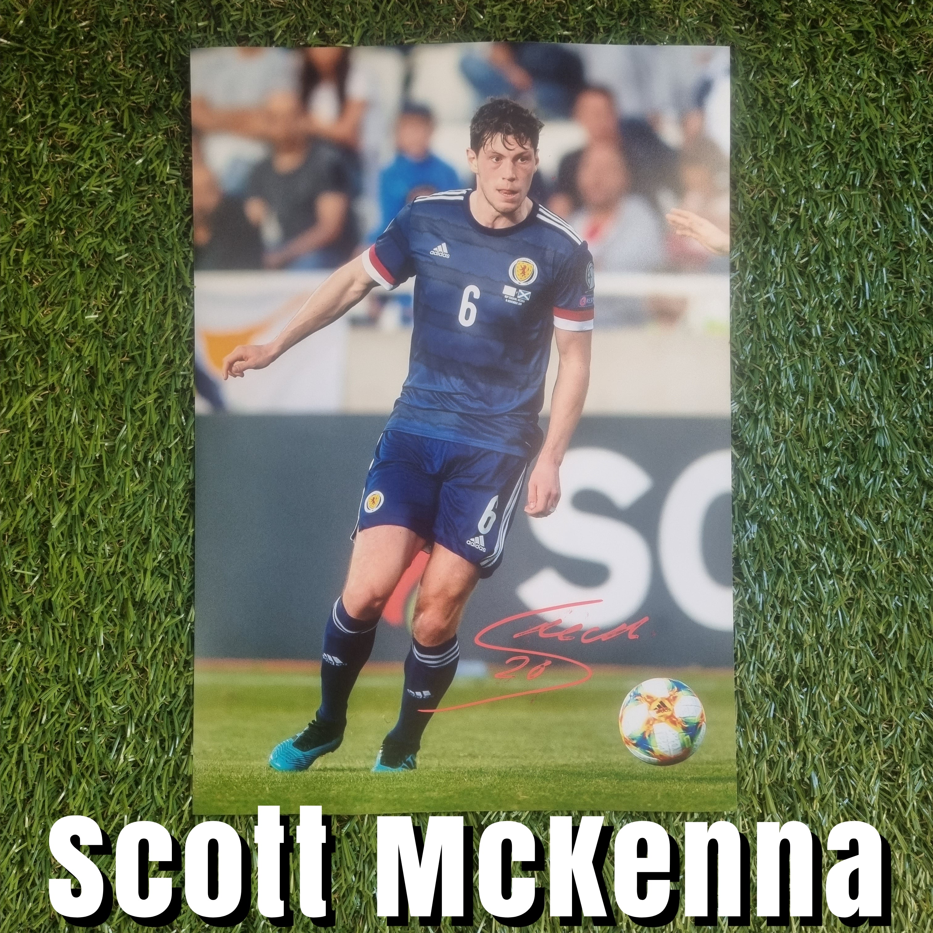 Scott McKenna Signed A4 Scotland Photo - Image 2