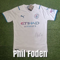 Phil Foden Signed 2021/22 Manchester City Away Shirt - Signed Front
