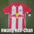 Hwang Hee-chan Signed 2019/20 Red Bull Salzburg Home Shirt