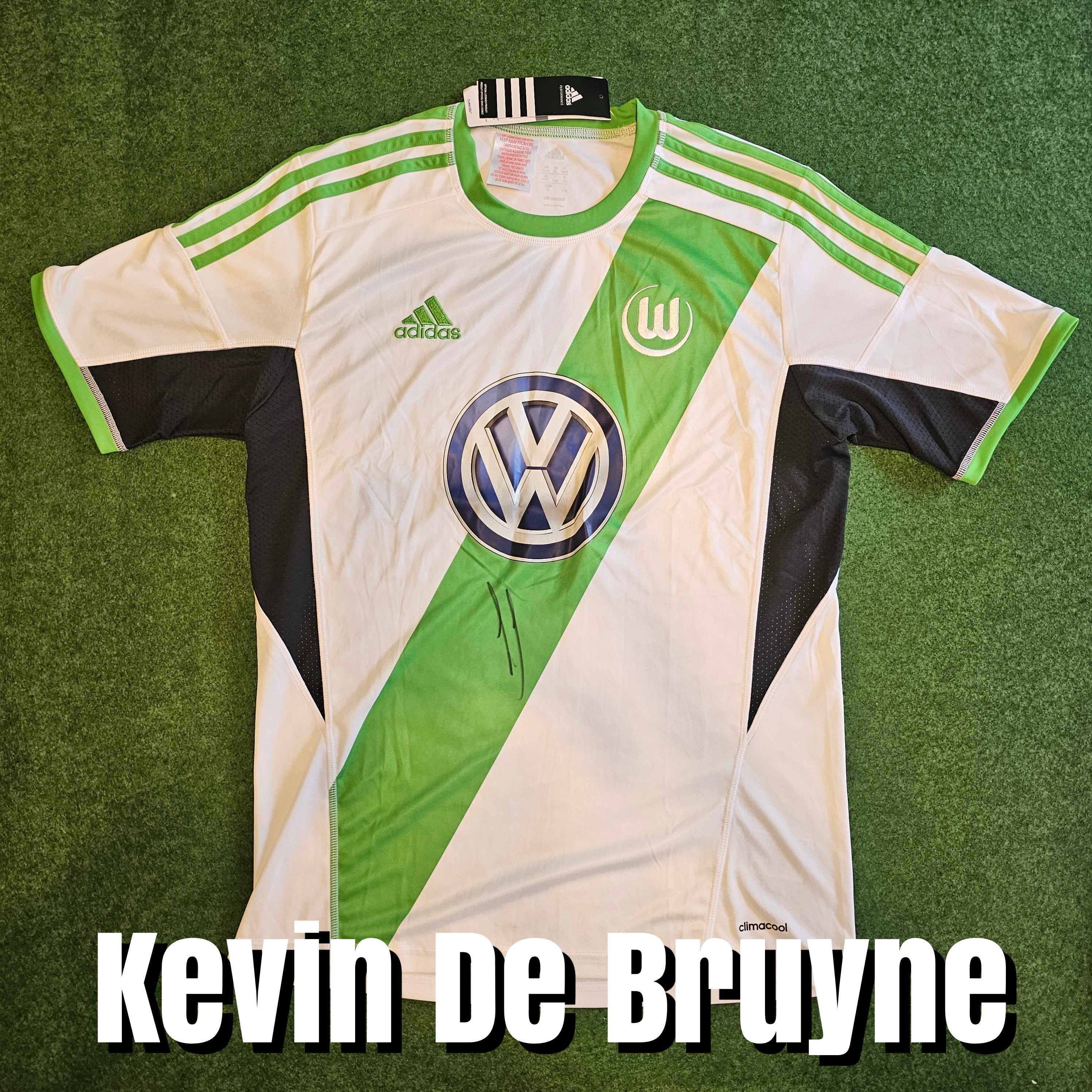 Kevin De Bruyne Signed 2013/14 Wolfsburg Home Shirt
