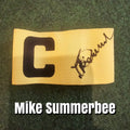 Mike Summerbee Signed Yellow Captain's Armband