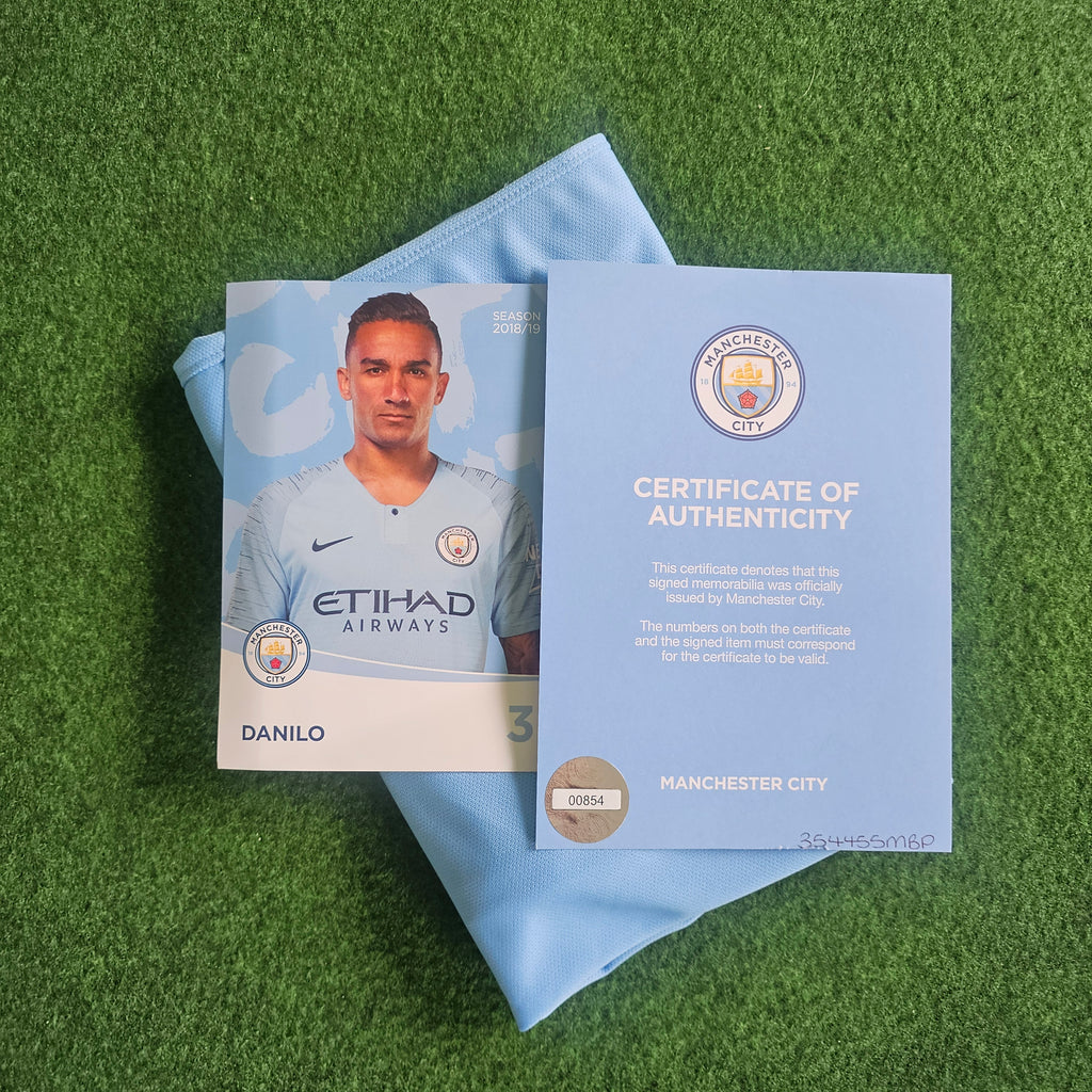 Danilo Signed 18/19 Home Shirt | Club COA