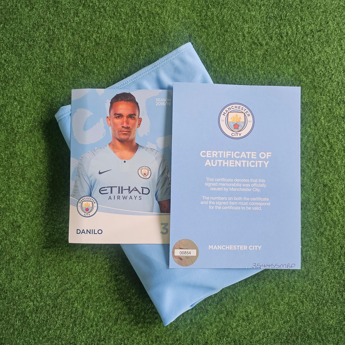 Danilo Signed 18/19 Home Shirt | Club COA