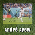 André Ayew Signed A4 Ghana Photo - Image 1