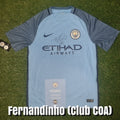 Fernandinho Signed 2016/17 Manchester City Home Shirt - Official Manchester City COA