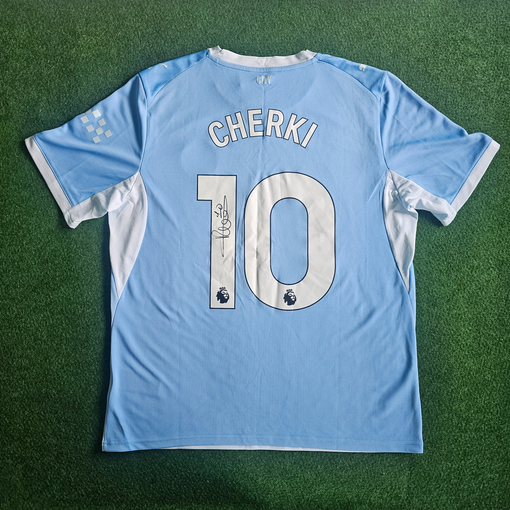 Rayan Cherki Signed 26/27 Home Shirt | Club COA