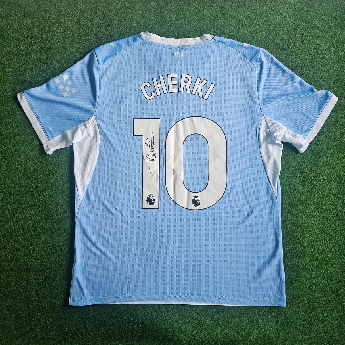 Rayan Cherki Signed 26/27 Home Shirt | Club COA