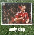 Andy King Signed A4 Wales Photo