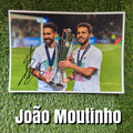 João Moutinho Signed A4 Portugal Photo