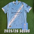 Manchester City 2025/26 Squad Signed Home Shirt - Official Manchester City COA