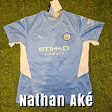 Nathan Aké signed Manchester City Home Shirt