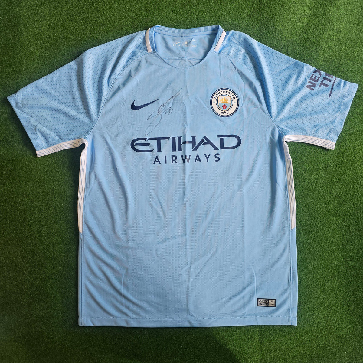 Gabriel Jesus Signed 17/18 Home Shirt | Club COA