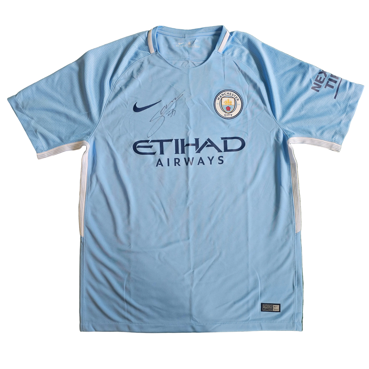 Gabriel Jesus Signed 17/18 Home Shirt | Club COA