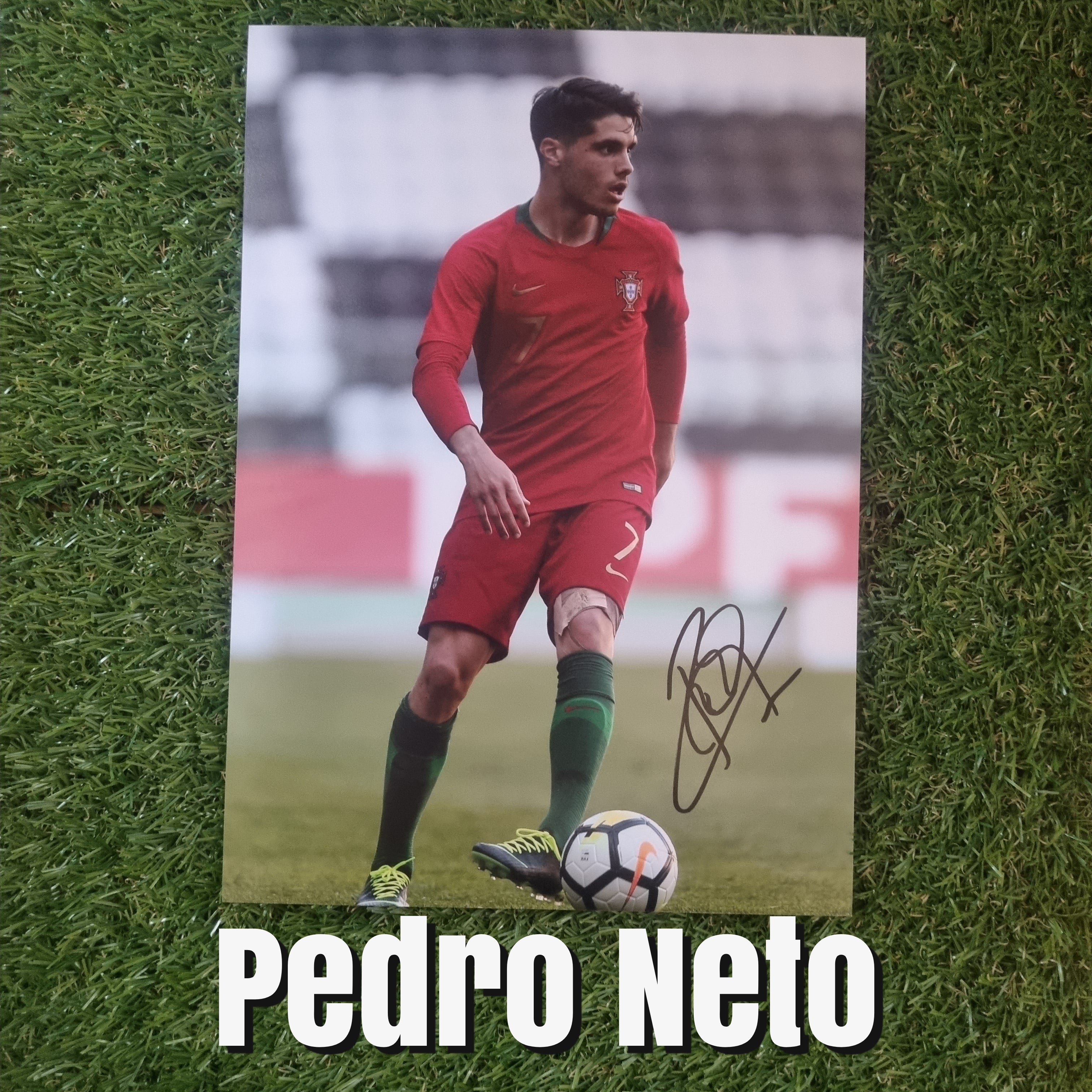 Pedro Neto Signed A4 Portugal Photo - Image 1