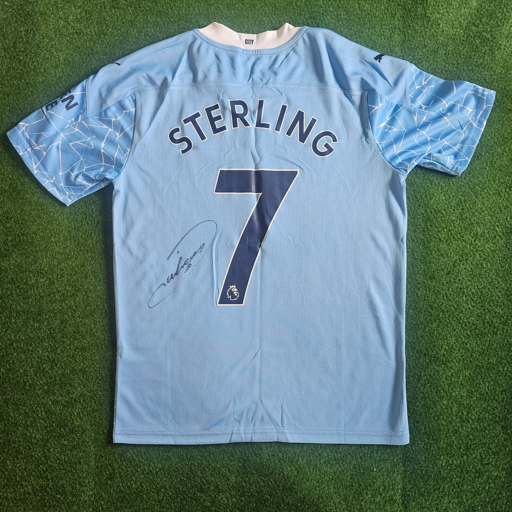 Raheem Sterling Signed 20/21 Home Shirt | Club COA