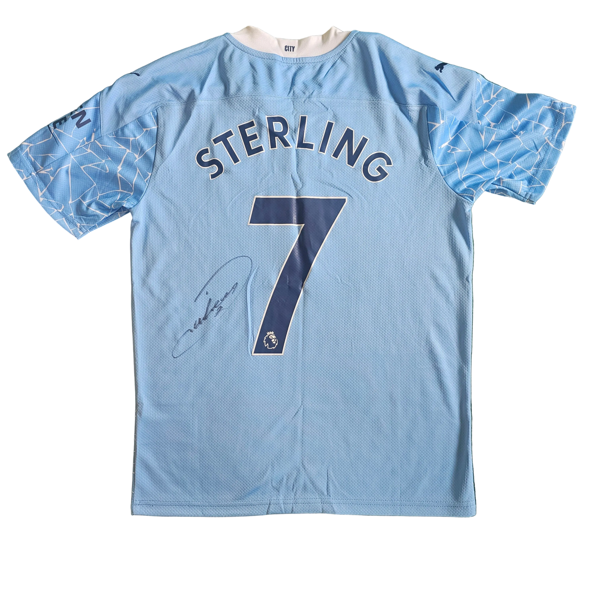 Raheem Sterling Signed 20/21 Home Shirt | Club COA