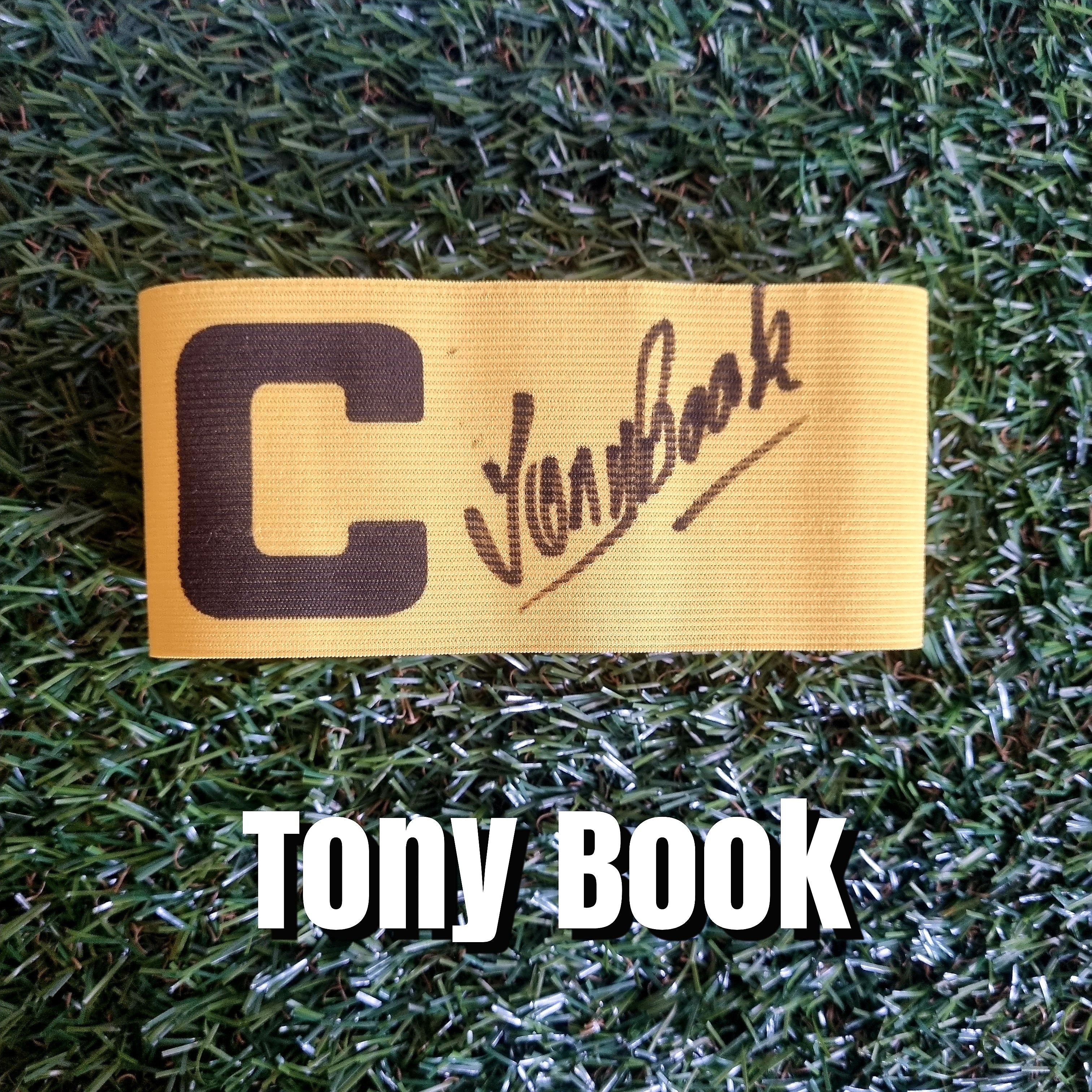 Tony Book Signed Yellow Captain's Armband