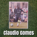 Claudio Gomes Signed A4 Manchester City Photo