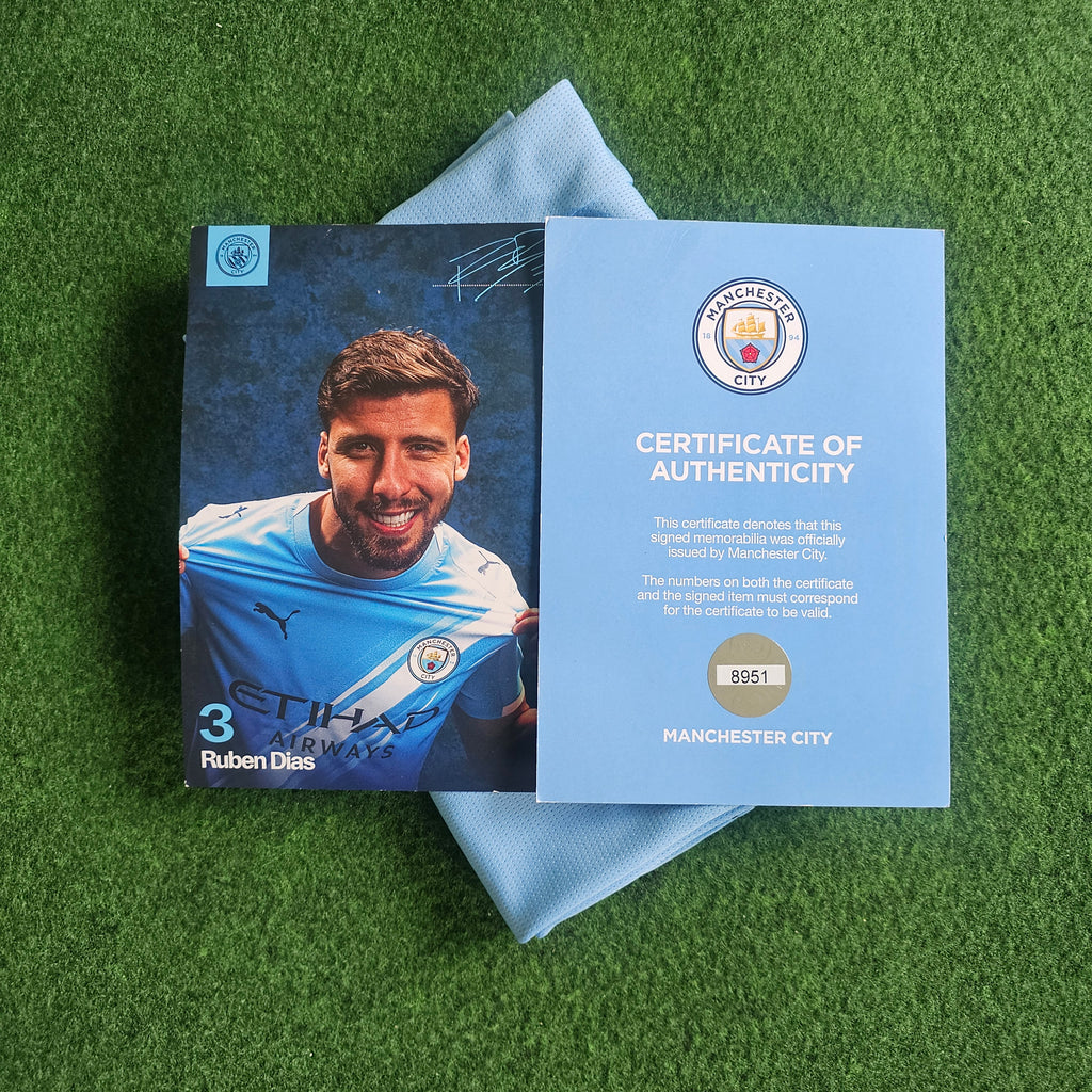 Rúben Dias Signed 25/26 Home Shirt | Club COA