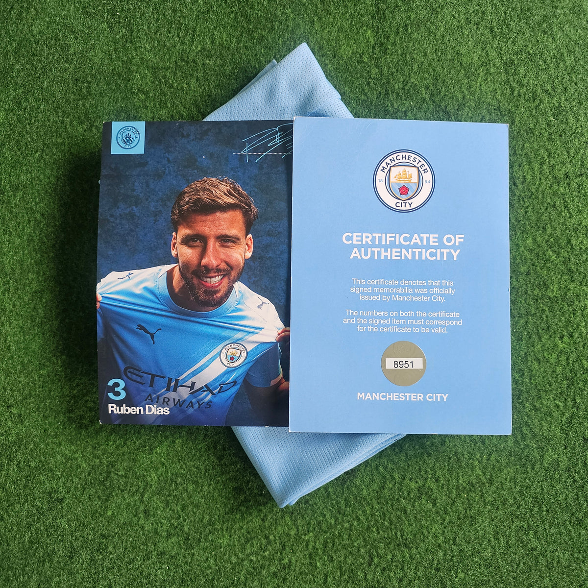 Rúben Dias Signed 25/26 Home Shirt | Club COA