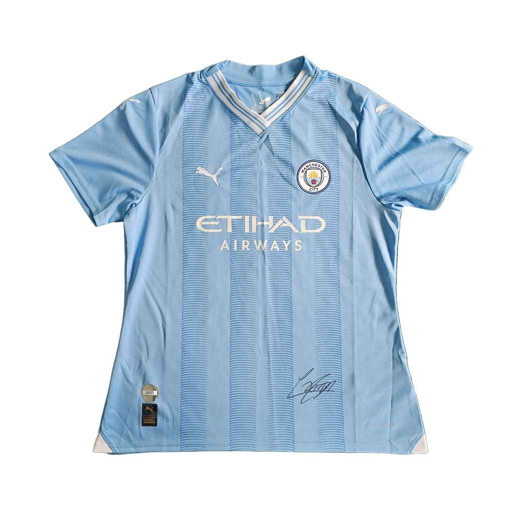 Jérémy Doku Signed 23/24 Women’s Home Shirt | Club COA