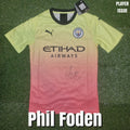 Phil Foden Signed 2019/20 Manchester City Third Shirt - Player Issue - Signed Front