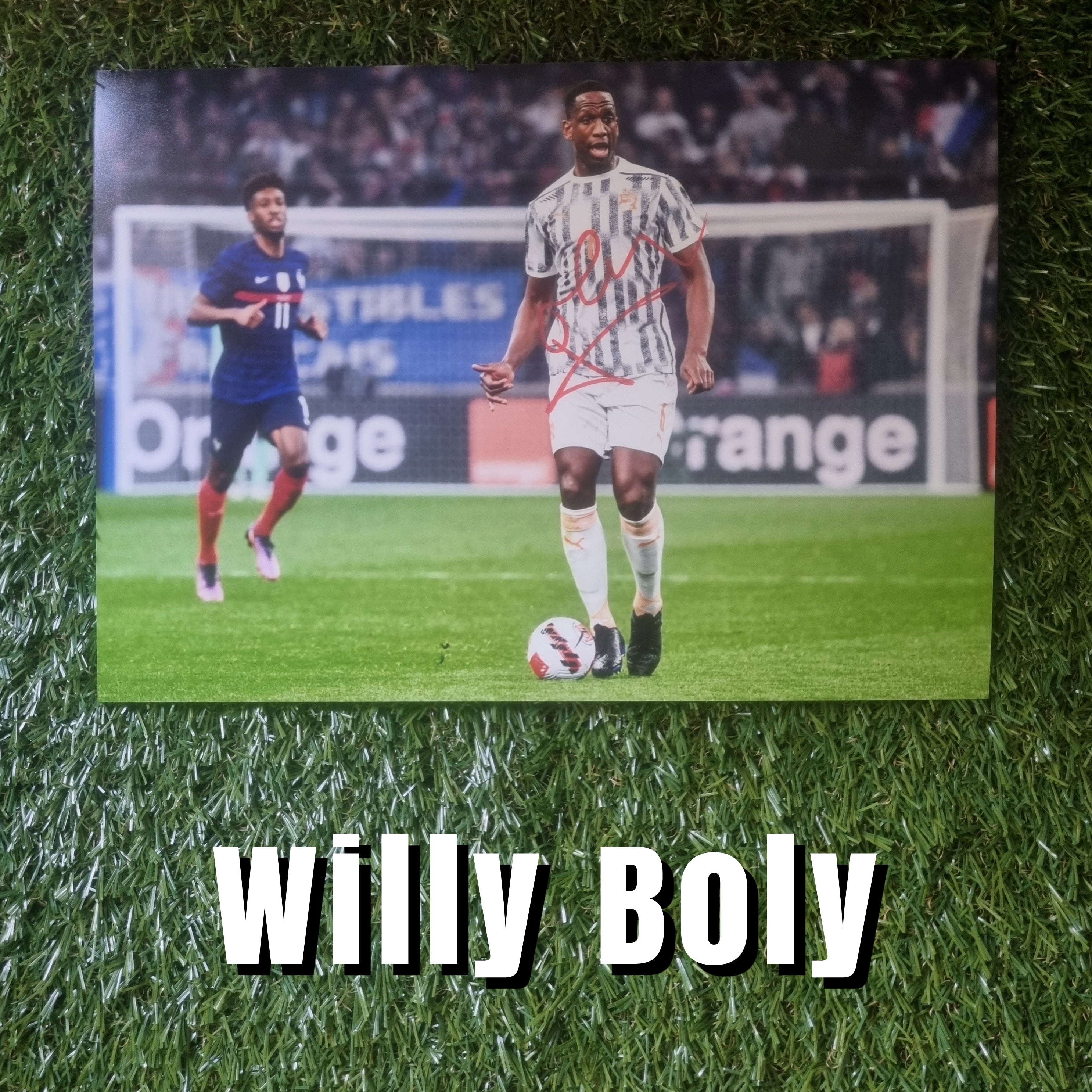 Willy Boly Signed A4 Côte d'Ivoire Photo - Image 2