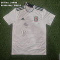 James Collins & Wayne Hennessey Multi-Signed 2018 Wales Away Shirt