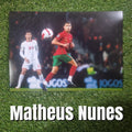 Matheus Nunes Signed A4 Portugal Photo
