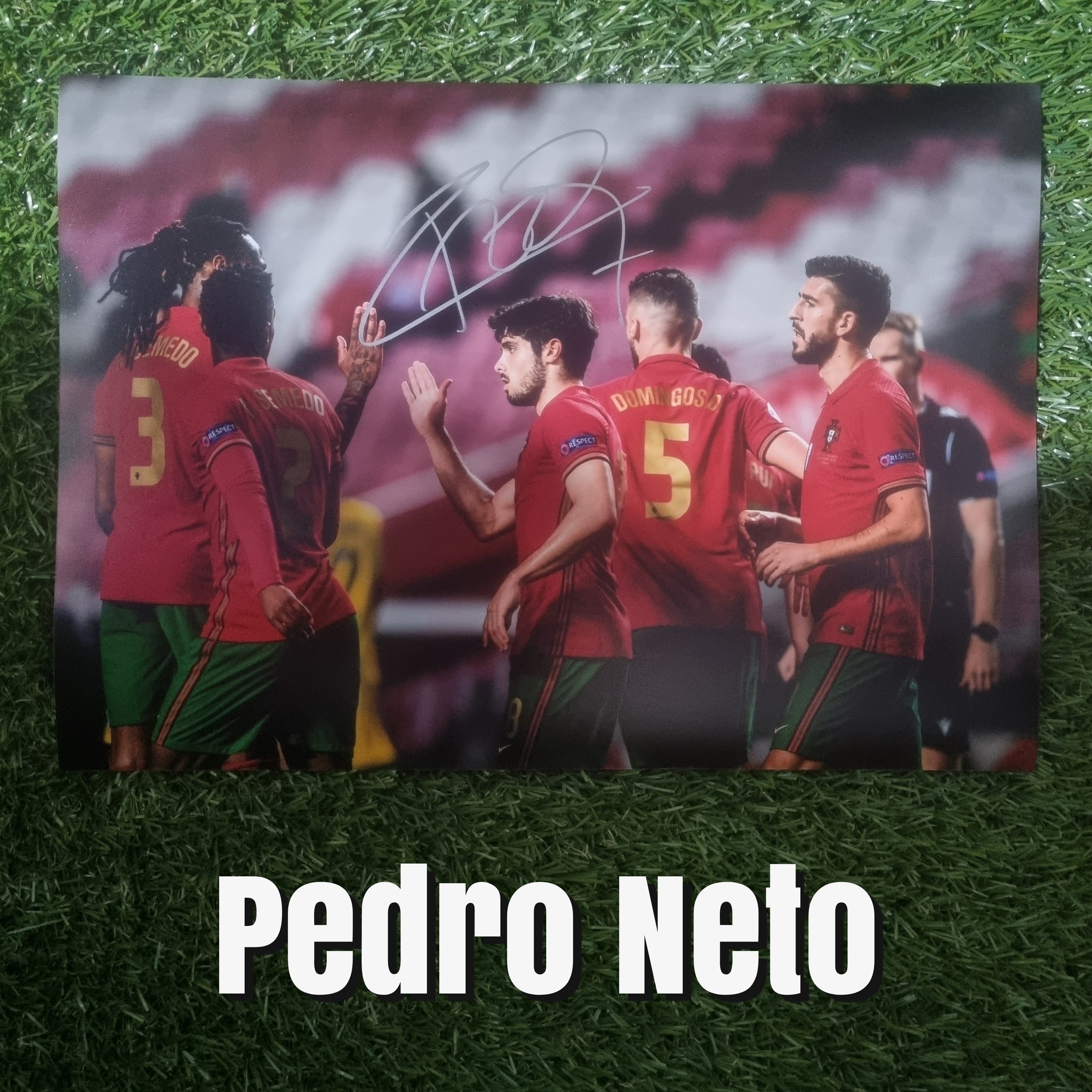 Pedro Neto Signed A4 Portugal Photo - Image 2