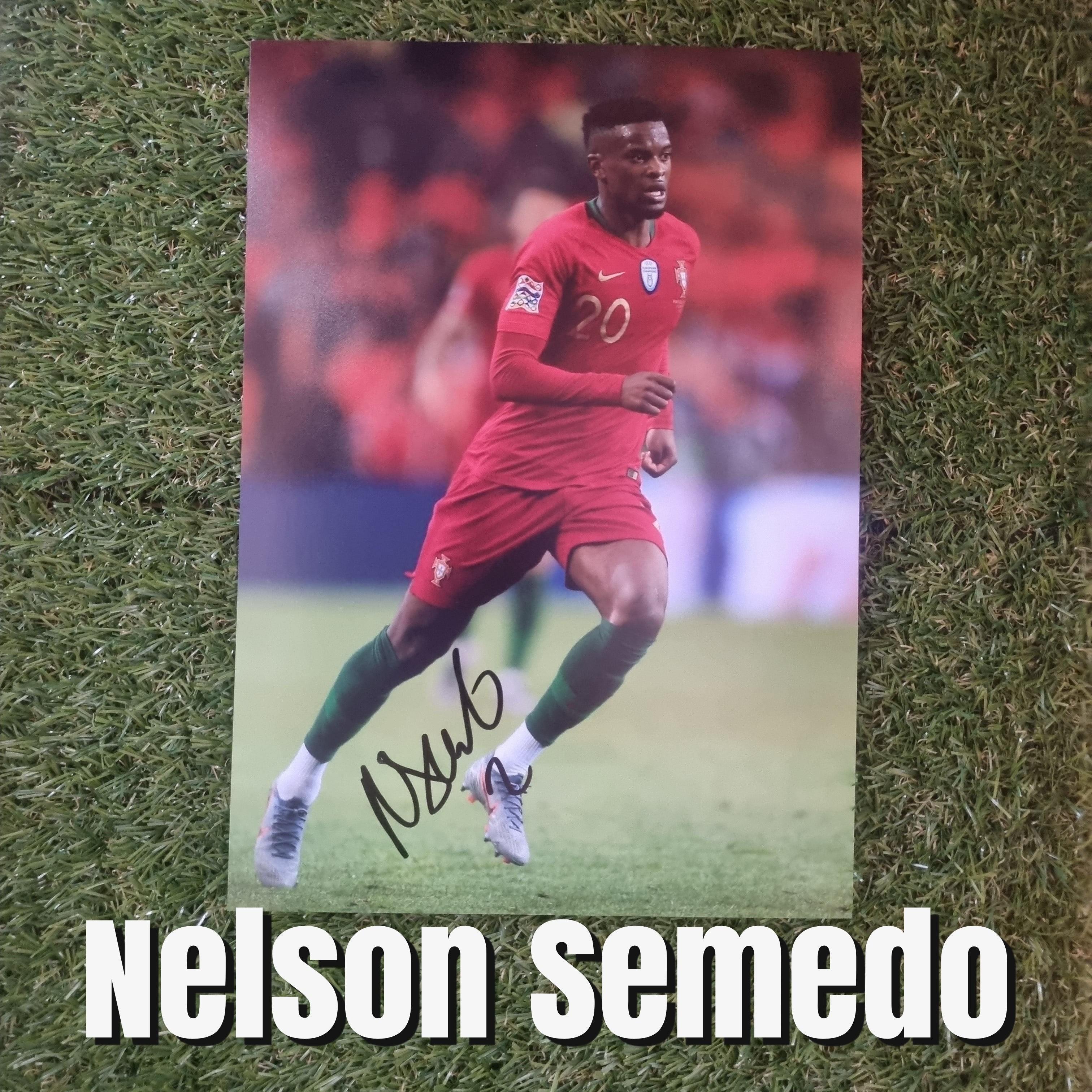Nelson Semedo Signed A4 Portugal Photo - Image 2