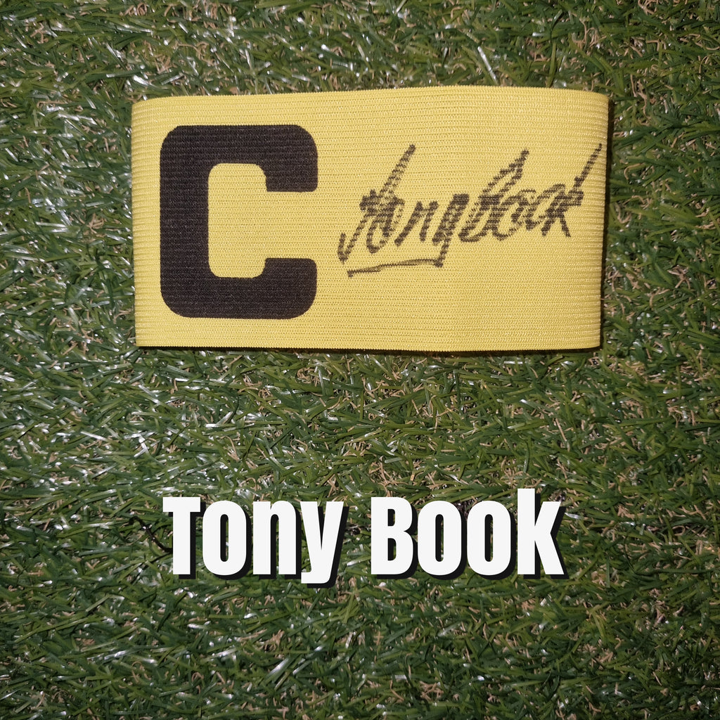 Tony Book Signed Yellow Captain's Armband