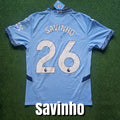 Savinho Signed 2024/25 Manchester City Home Shirt