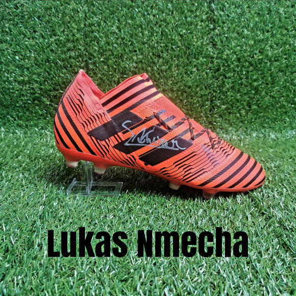 Lukas Nmecha signed Adidas boot