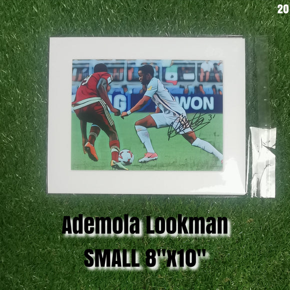 Ademola Lookman Signed England Display