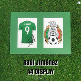 Raúl Jiménez Signed Mexico Displays