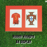 Ruben Vinagre Signed Portugal Displays