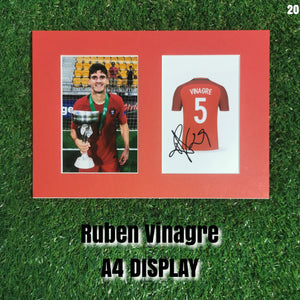 Ruben Vinagre Signed Portugal Displays