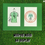 Wilfred Ndidi Signed Nigeria Displays