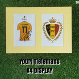 Youri Tielemans Signed Belgium Displays