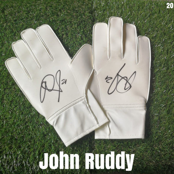 John Ruddy Signed Gloves
