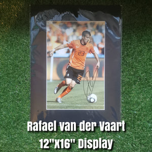 Rafael van der Vaart Signed Netherlands Display