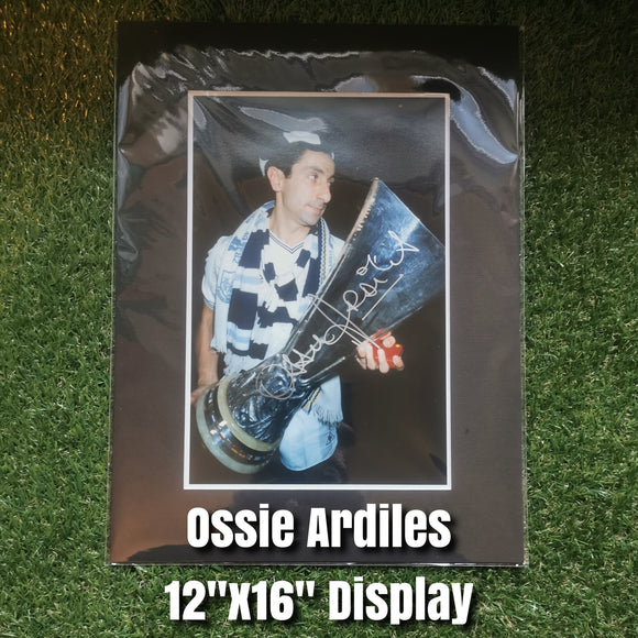 Ossie Ardiles Signed Tottenham Display