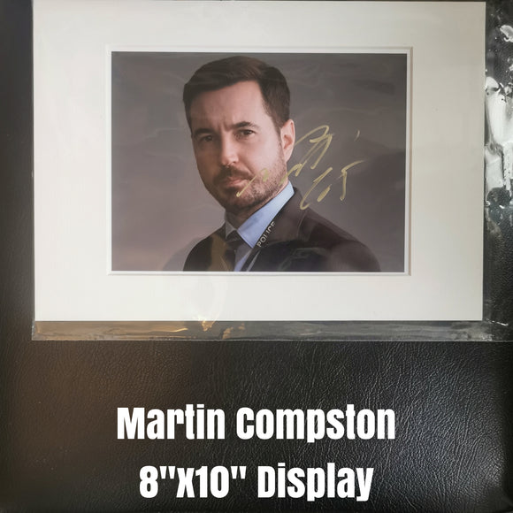 Martin Compston signed 'Line of Duty' Display